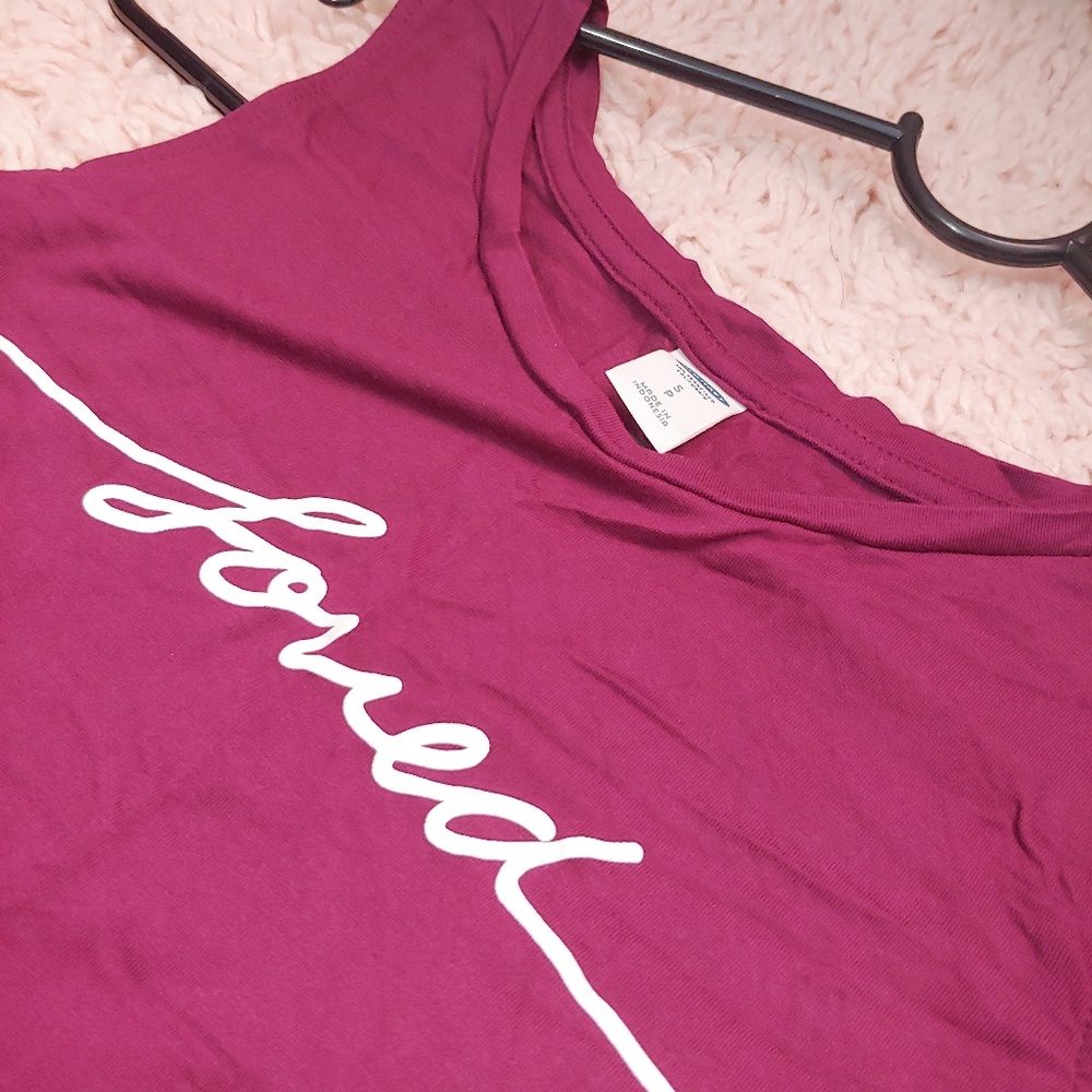Burgundy Tank Top